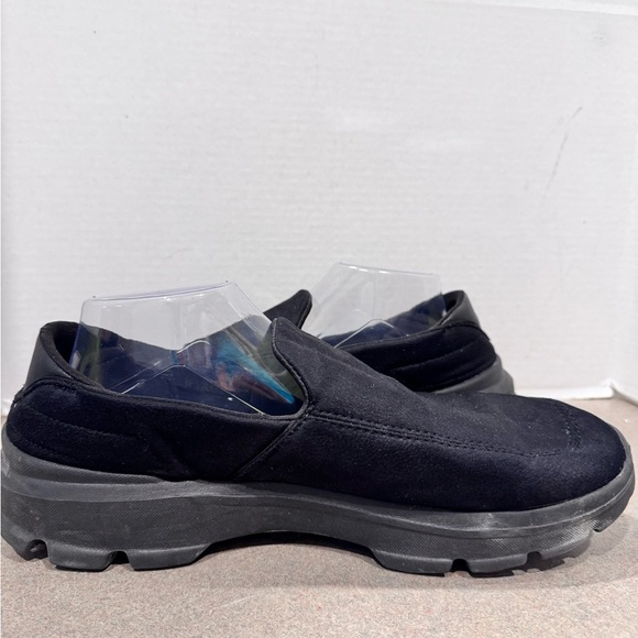 Skechers Go Walk 3 Goga Mat Men’s Black Loafers 12 - Picture 6 of 10
